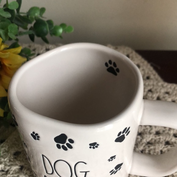 Rae Dunn DOG MOM Paw Print Mug - Picture 2 of 5